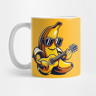 Banana Playing Guitar Mug